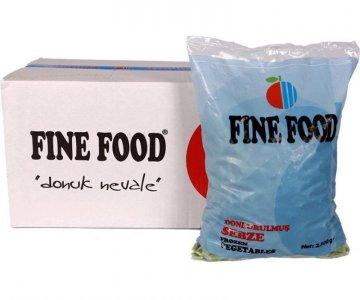 Fıne Food Biber Yeşil Küp 2,5 KG * 4 ADET