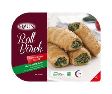 Maun Kısa Roll Ispanaklı 5 KG * 2 PAKET